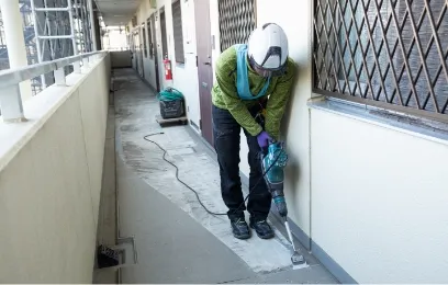 入居者様に負担の少ない工事